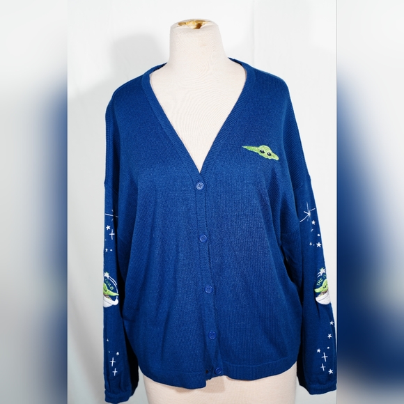 Hot Topic Sweaters Hot Topic Star Wars Baby Yoda Sweater Nwt 2x Poshmark